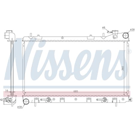 Nissen Radiator, 67715 67715